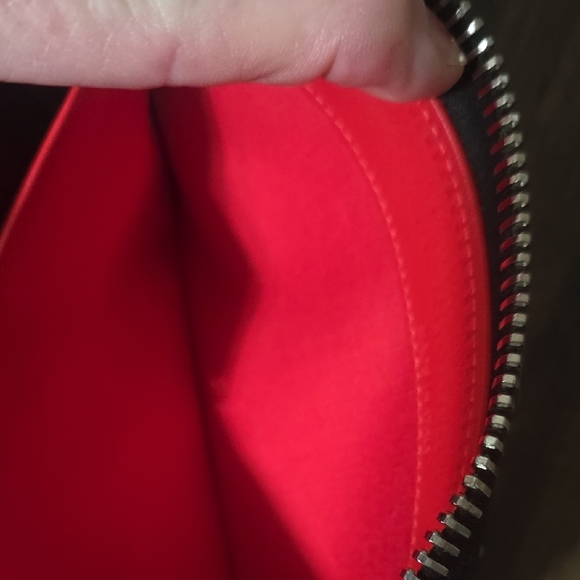 Christian Loubutin Panettone Gray Zip-Around Wallet - Picture 9 of 16